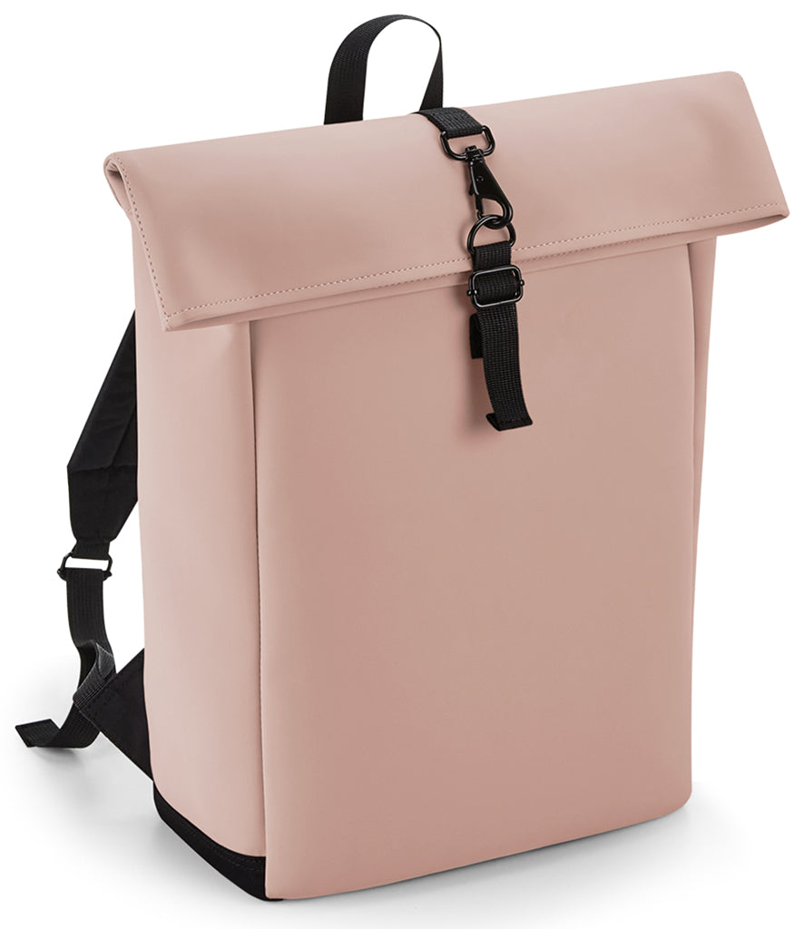 Bagbase Matte PU Roll Top Backpack BagBase