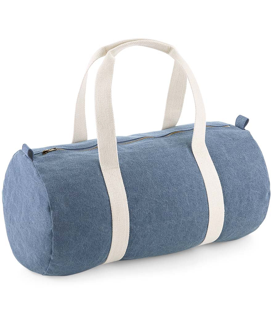 Bagbase Denim Barrel Bag BagBase