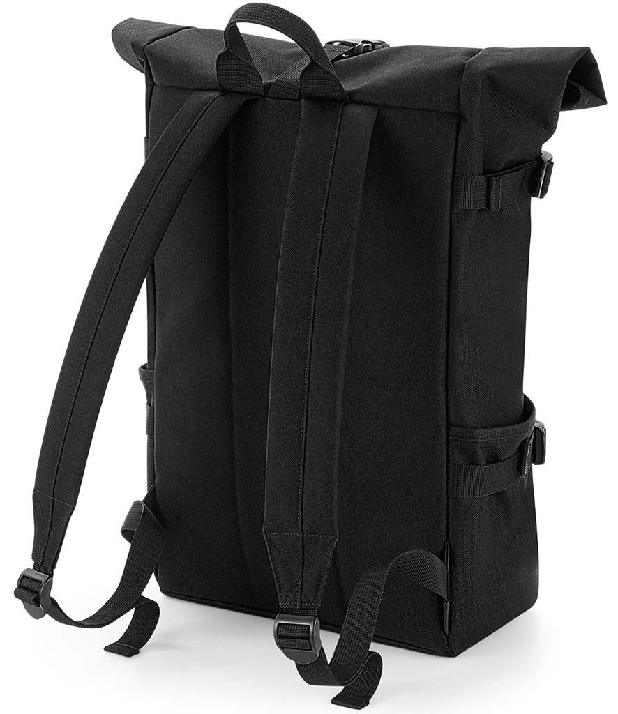 Bagbase Block Roll-Top Backpack BagBase