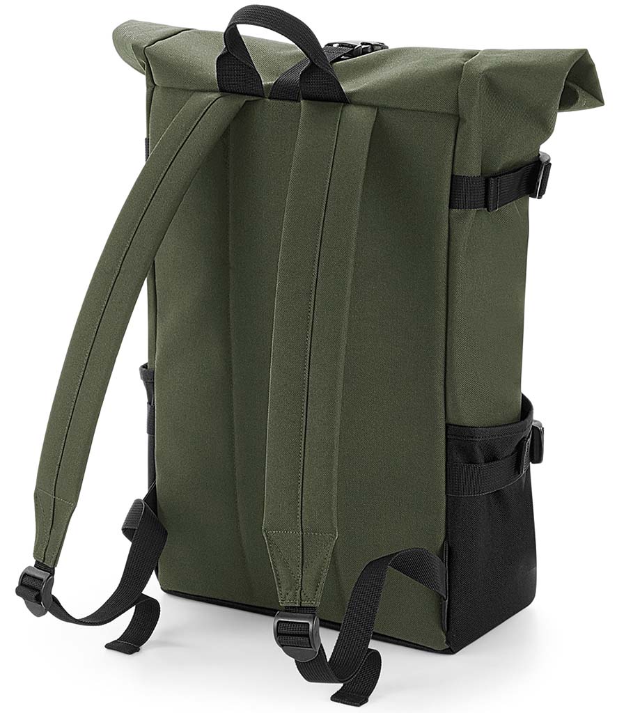 Bagbase Block Roll-Top Backpack BagBase