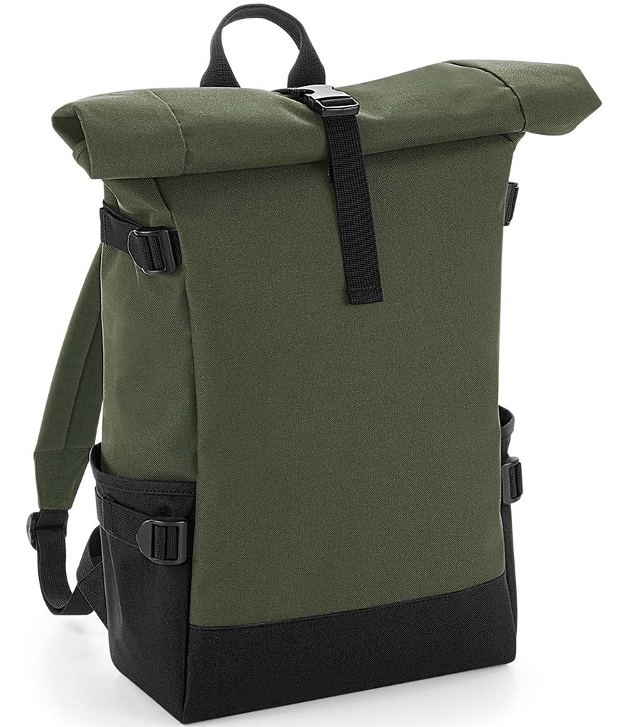 Bagbase Block Roll-Top Backpack BagBase