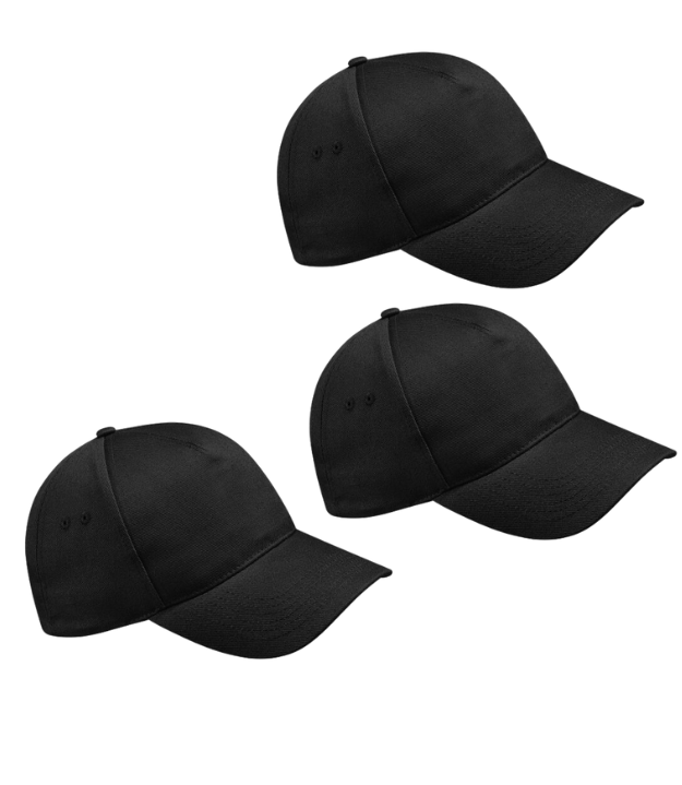 Beechfield Ultimate 5 Panel Cap Pack of 3 Beechfield