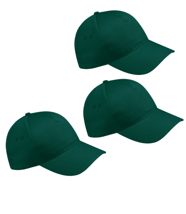 Beechfield Ultimate 5 Panel Cap Pack of 3 Beechfield