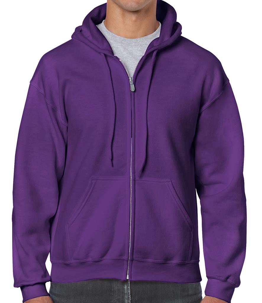 Gildan Heavy Blend Adult Zip Hood Sweat - Prime Apparel