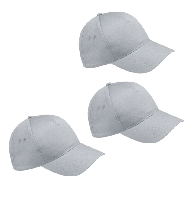 Beechfield Ultimate 5 Panel Cap Pack of 3 Beechfield