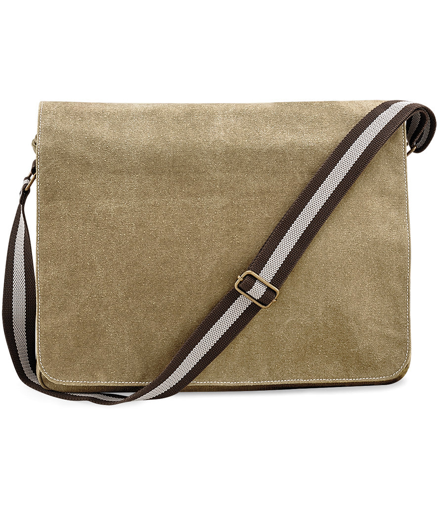 Quadra Vintage Canvas Despatch Bag Quadra