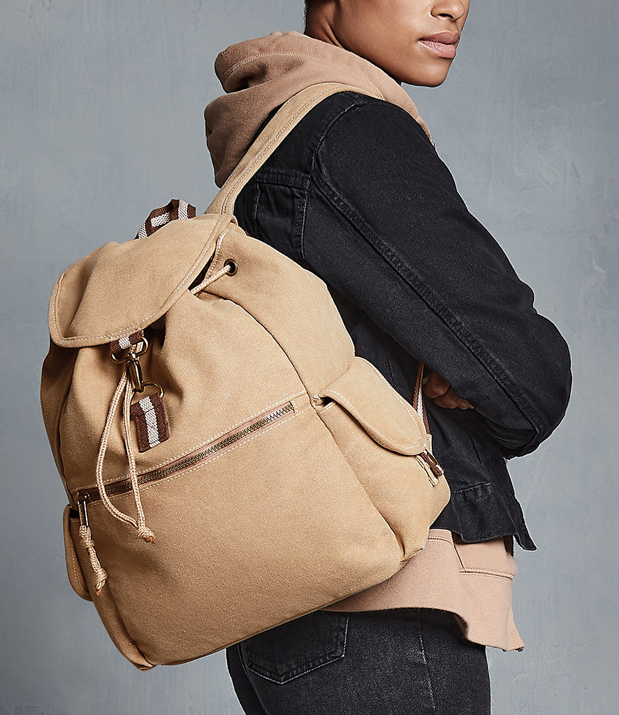 Quadra | Vintage Canvas Backpack - Prime Apparel