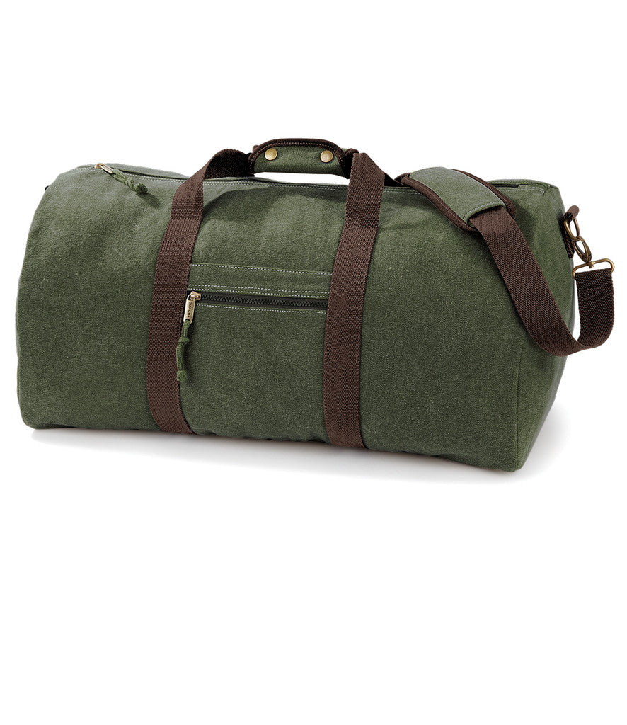 Quadra Desert Canvas Holdall Quadra