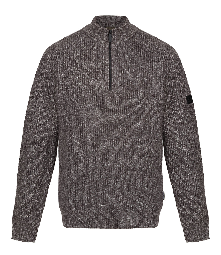 Regatta | Soloman ZipNeck Knitted Pullover Regatta