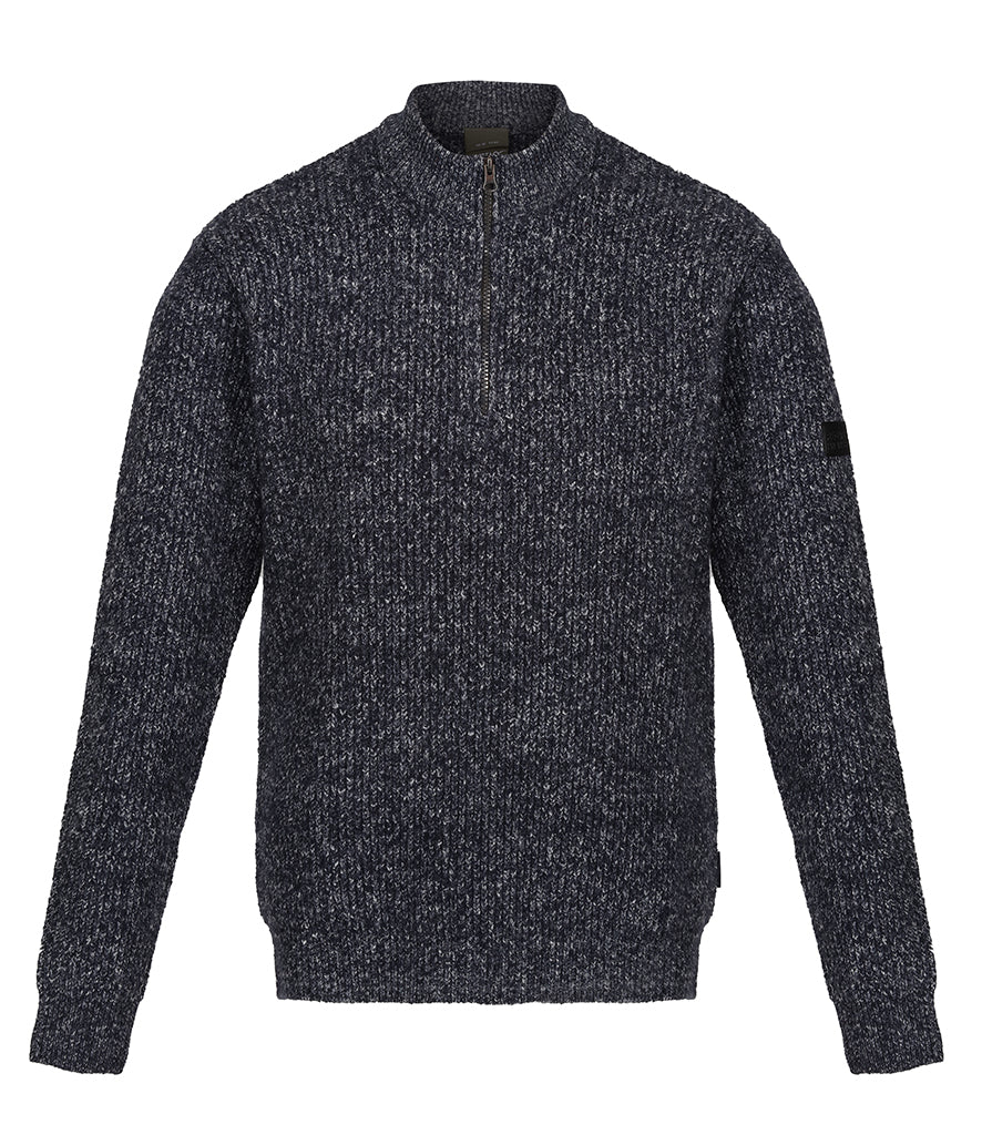 Regatta | Soloman ZipNeck Knitted Pullover Regatta