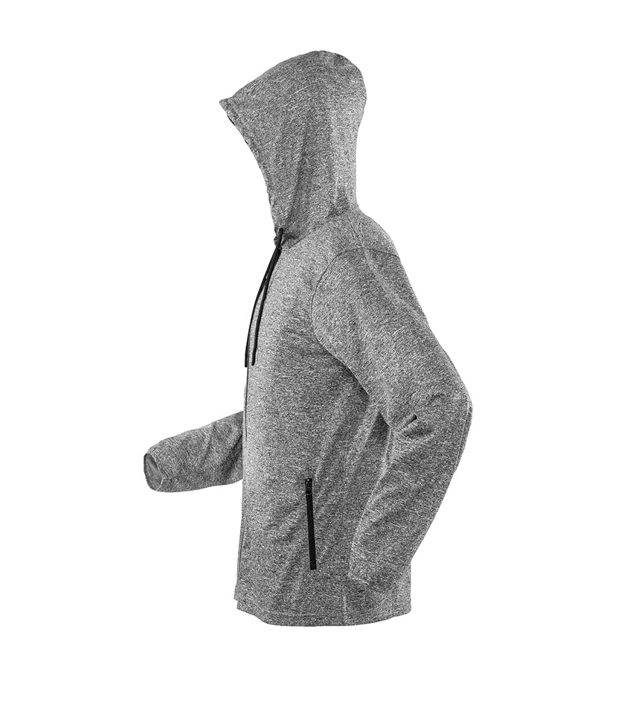 Spiro Fitness Womens Hooded Tee-Jacket - Prime Apparel