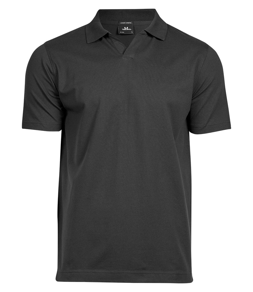 Tee Jays | Men's Luxury Stretch V-Neck Polo Tee Jays