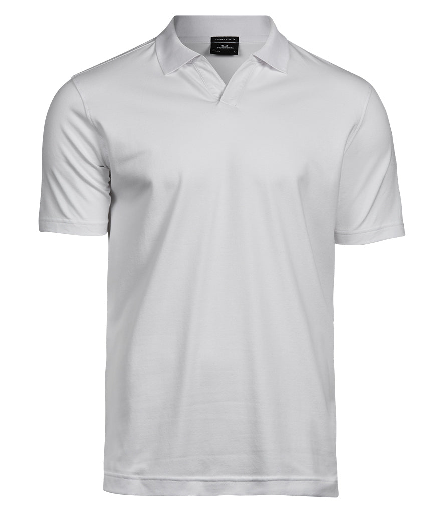 Tee Jays | Men's Luxury Stretch V-Neck Polo Tee Jays