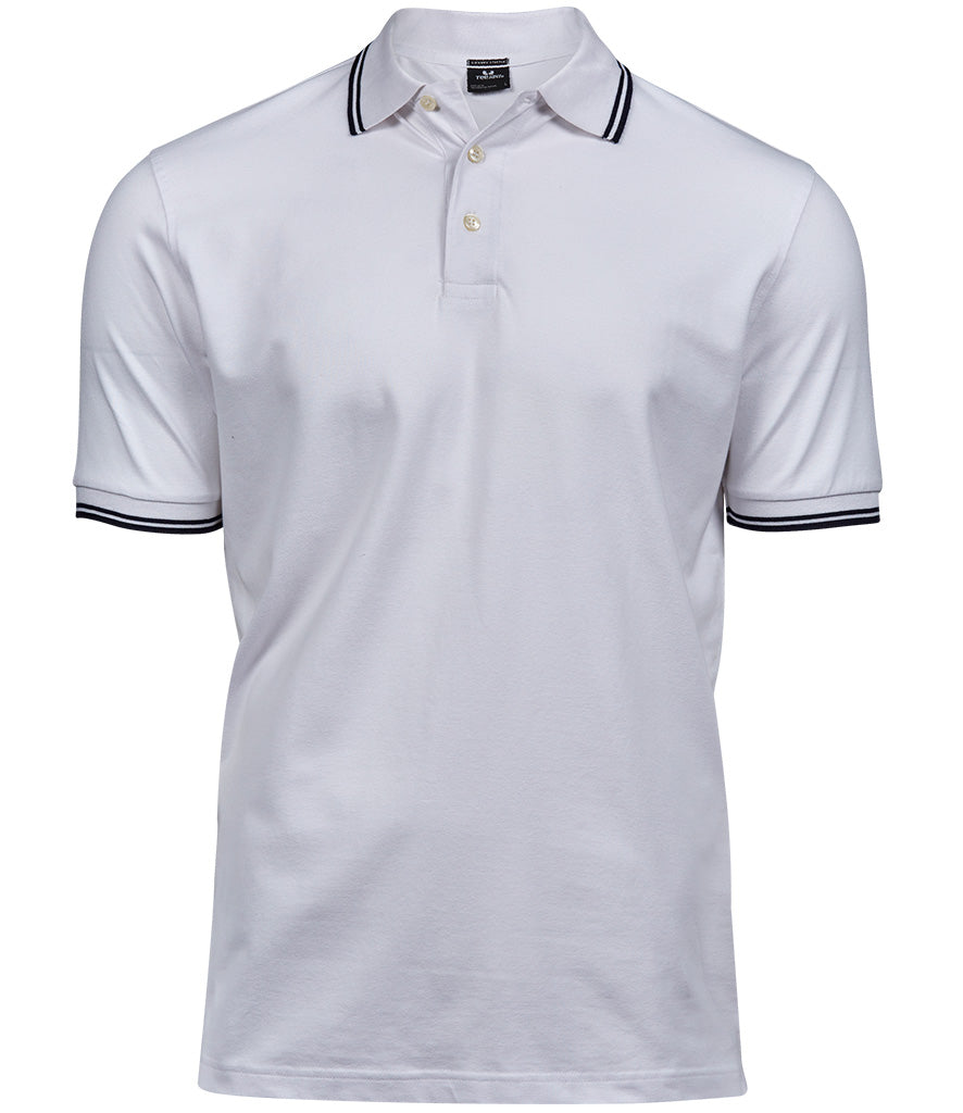 Tee Jays | Mens Luxury Stripe Stretch Polo Tee Jays