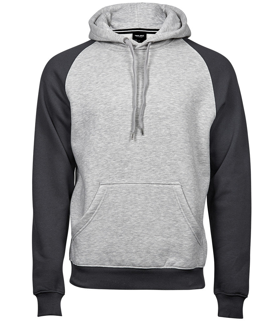 Tee Jays | Mens Two-Tone Hooded Sweat Tee Jays