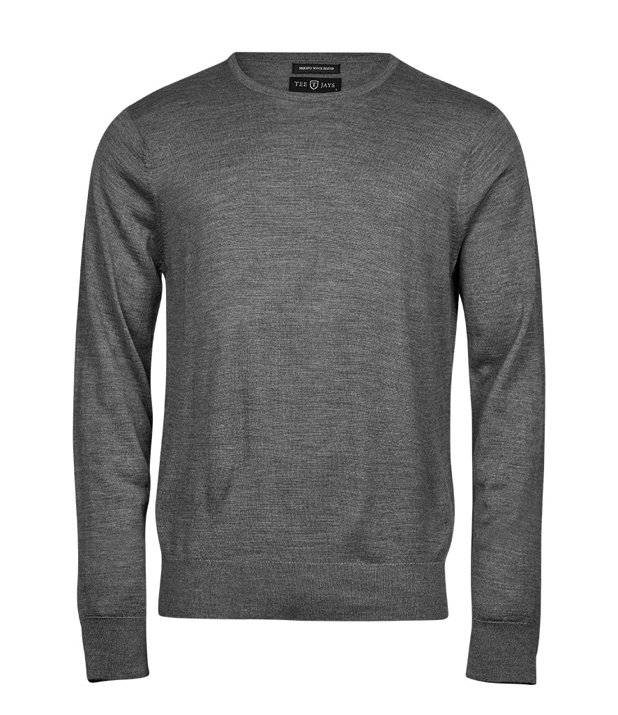 Tee Jays | Mens Crew Neck Knitted Sweater Tee Jays