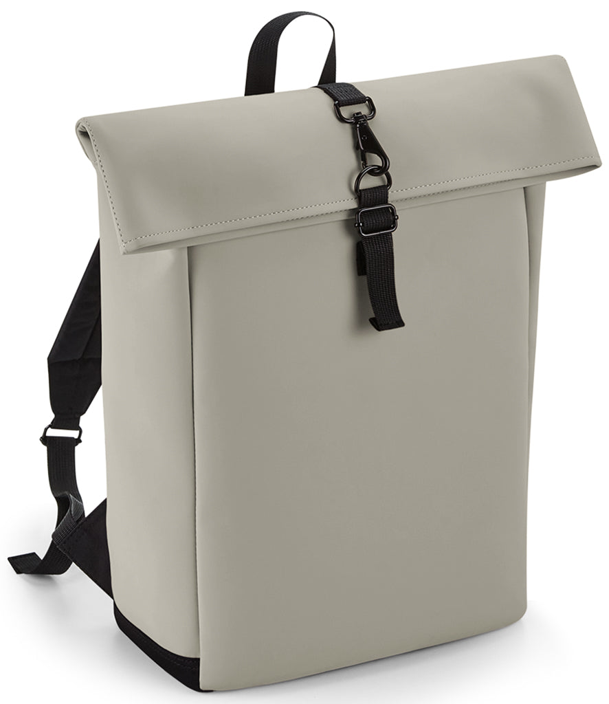 Bagbase Matte PU Roll Top Backpack BagBase