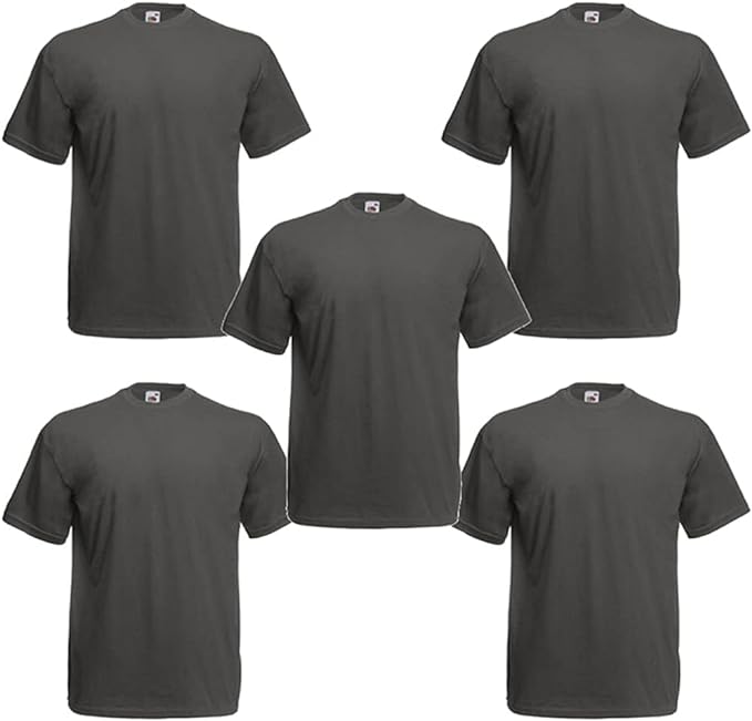 Fruit of the Loom Men's Original T-Shirt | Multicolor | Pack of 5