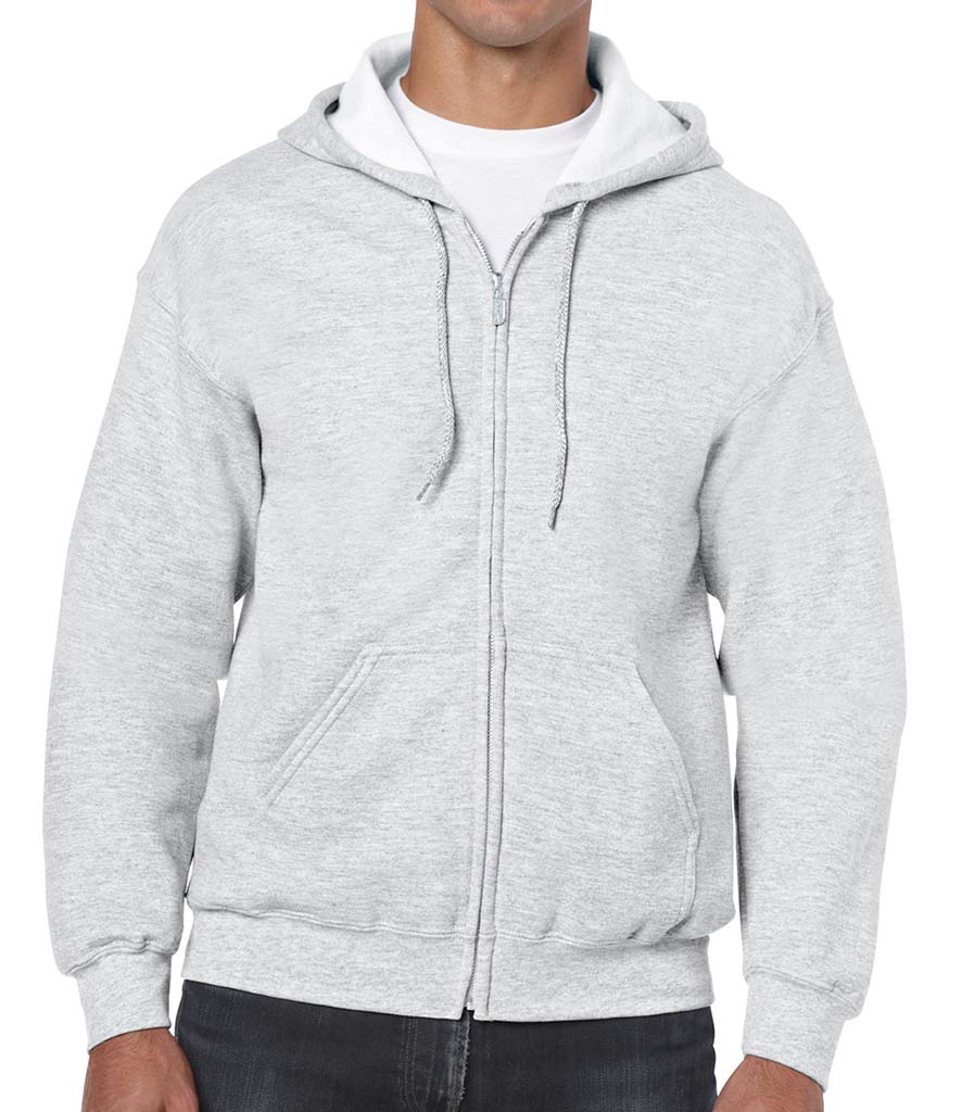 Gildan Heavy Blend Adult Zip Hood Sweat Hoodie Menswear Sweaters Tops Underwear Pullover Pocket Bestie GILDAN (7184176719711028997)