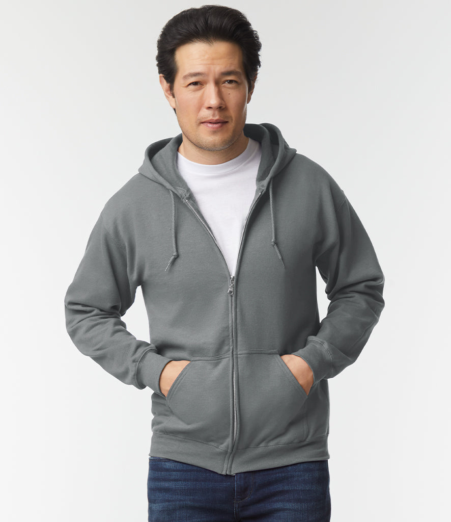 Gildan Heavy Blend Adult Zip Hood Sweat - Prime Apparel