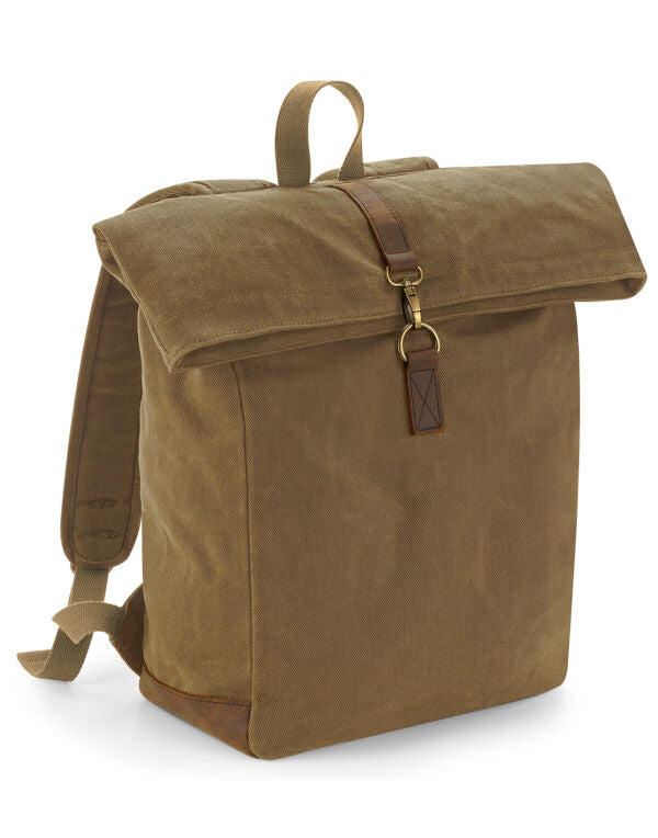 Quadra | Heritage Waxed Canvas Backpack - Prime Apparel