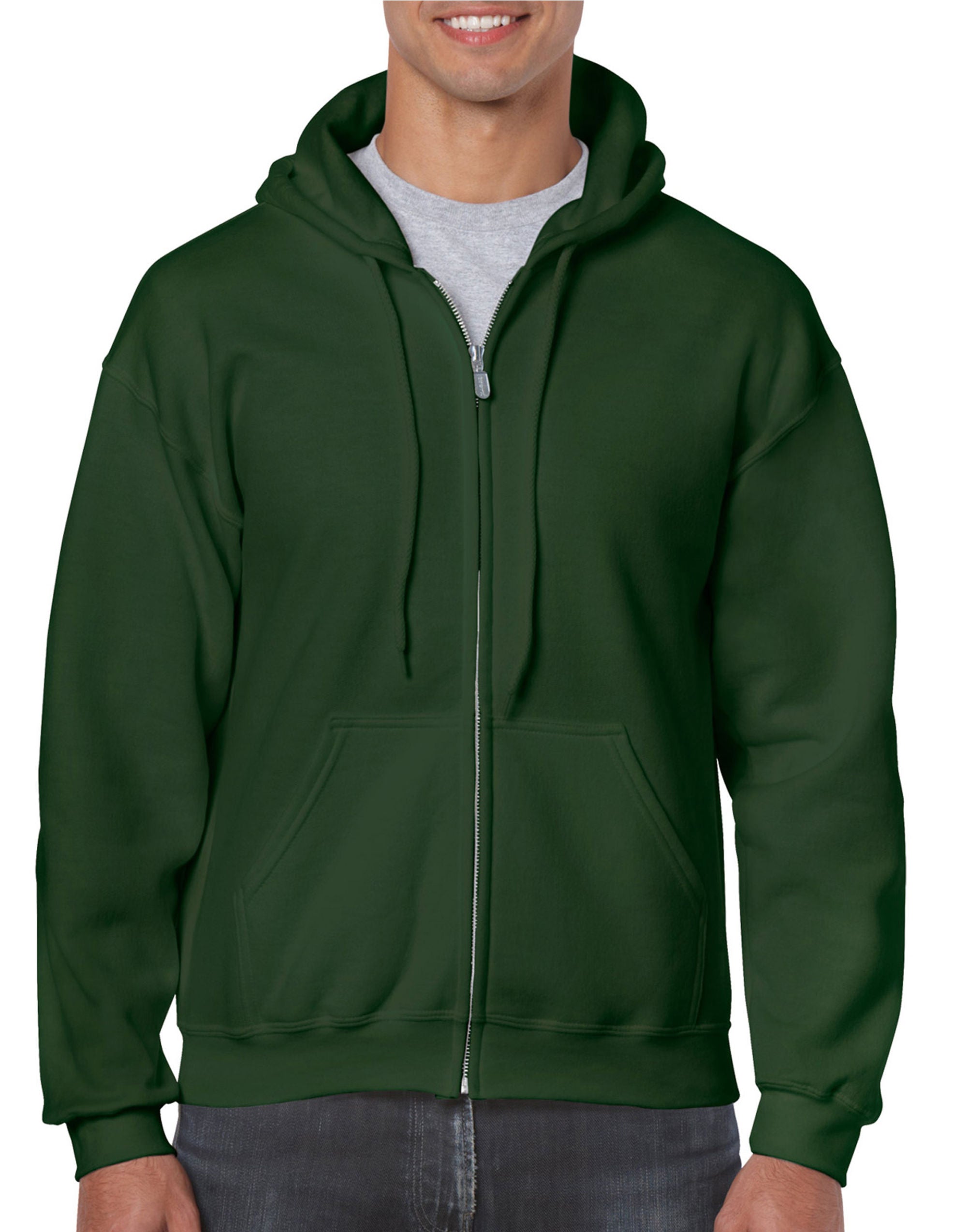 Gildan Heavy Blend Adult Zip Hood Sweat Hoodie GILDAN (7184176719711028997)
