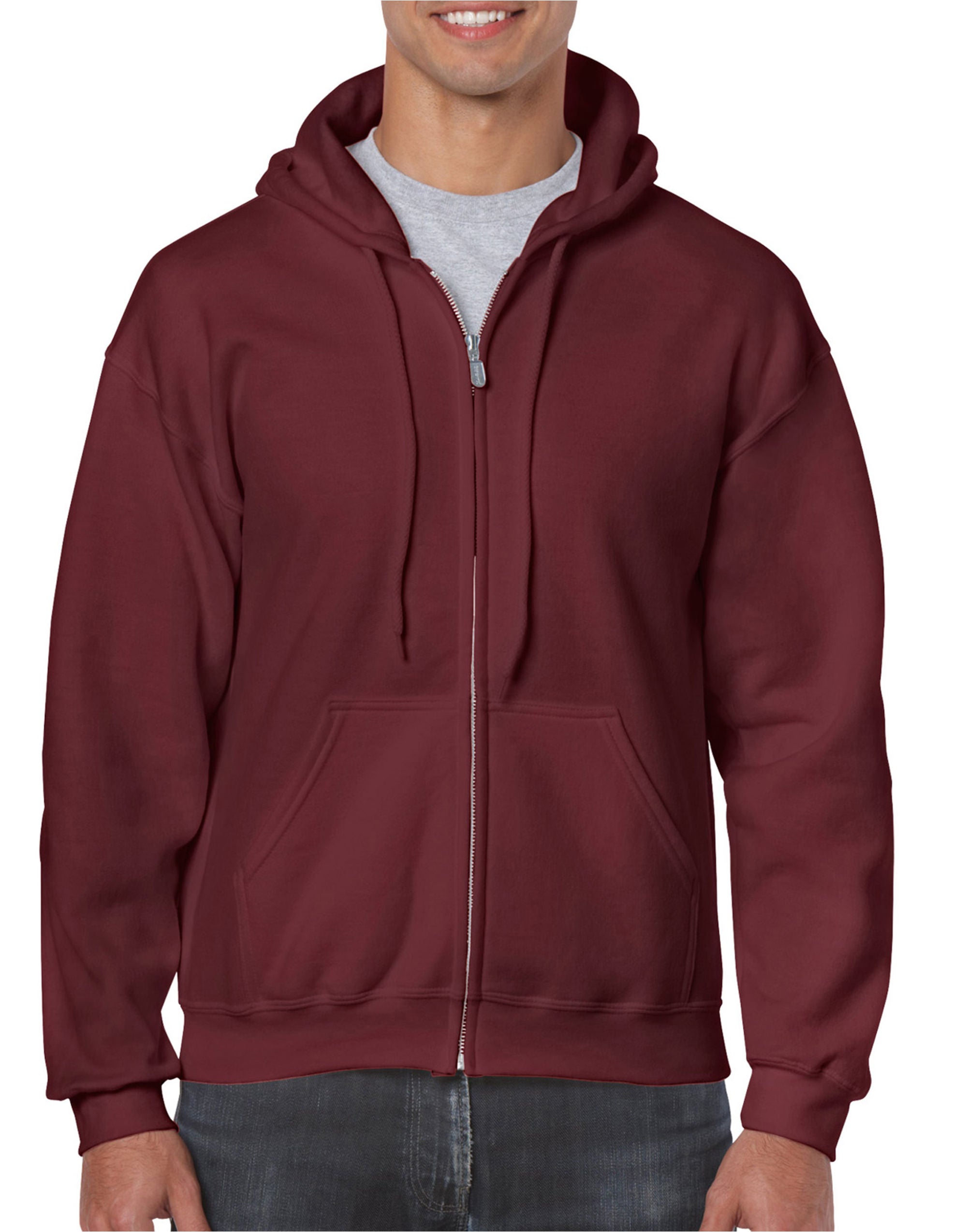 Gildan Heavy Blend Adult Zip Hood Sweat Hoodie GILDAN (7184176719711028997)