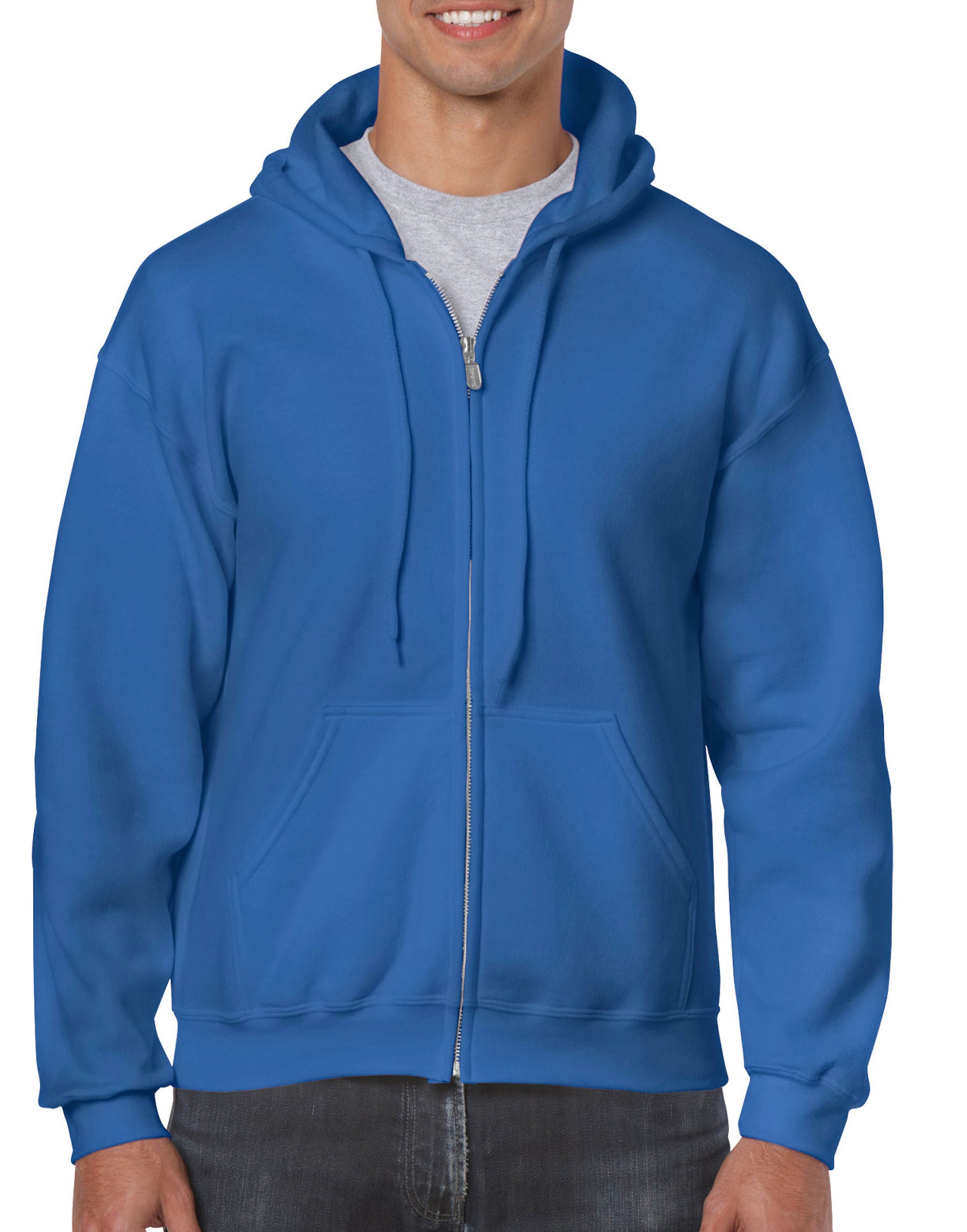 Gildan Heavy Blend Adult Zip Hood Sweat Hoodie GILDAN (7184176719711028997)