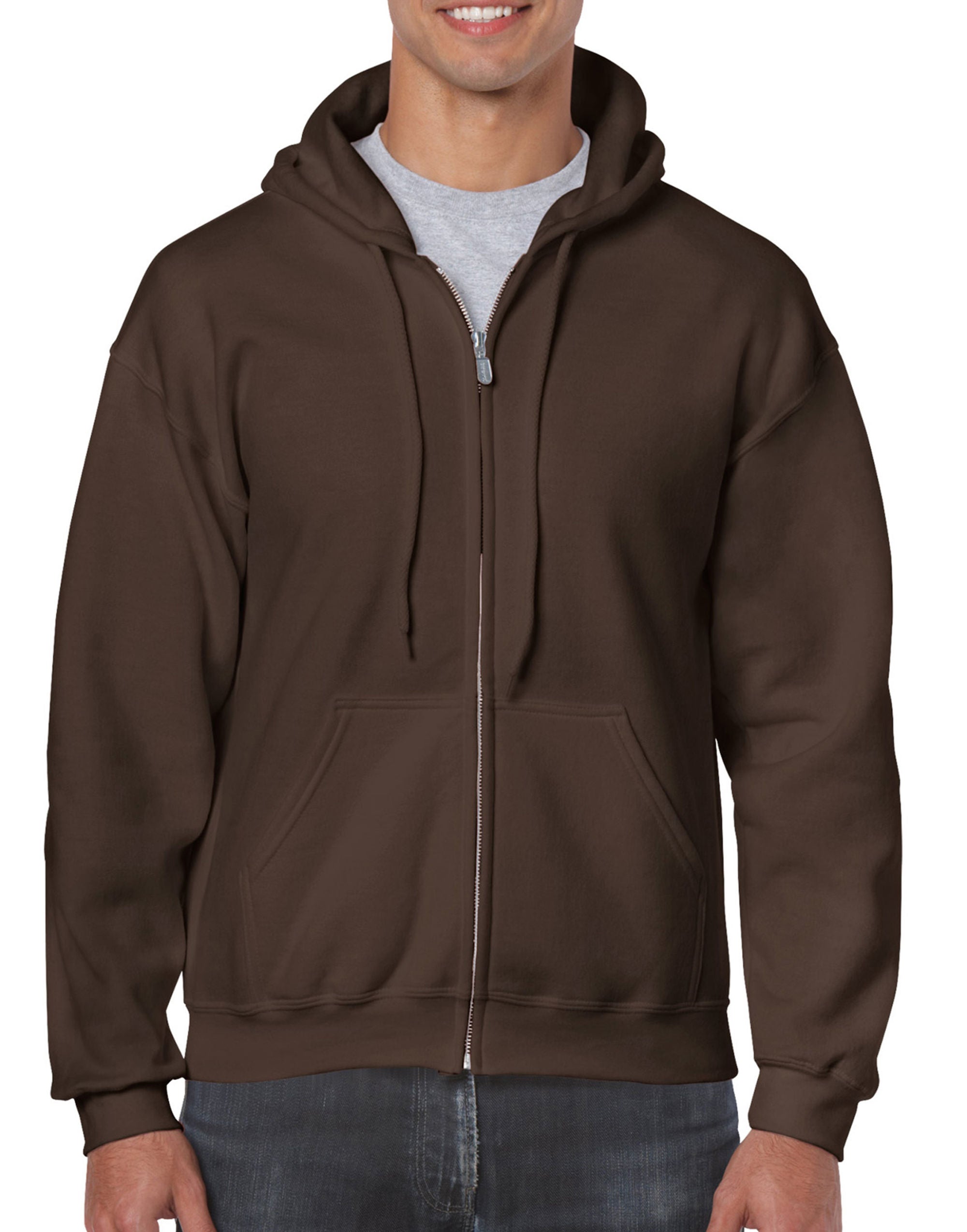 Gildan Heavy Blend Adult Zip Hood Sweat Hoodie GILDAN (7184176719711028997)