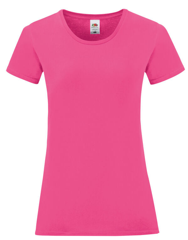 Fruit of the Loom Ladies Iconic T-Shirt | Multicolor | XS - 2XL - Prime Apparel