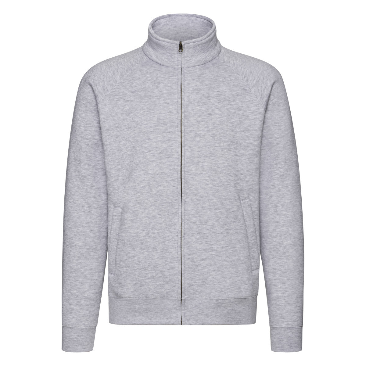 Fruit of the Loom Premium Sweat Jacket for Men – Long Sleeve Casual Pullover Hoodie, Comfortable Plain Sweater Tops Fruit of the Loom