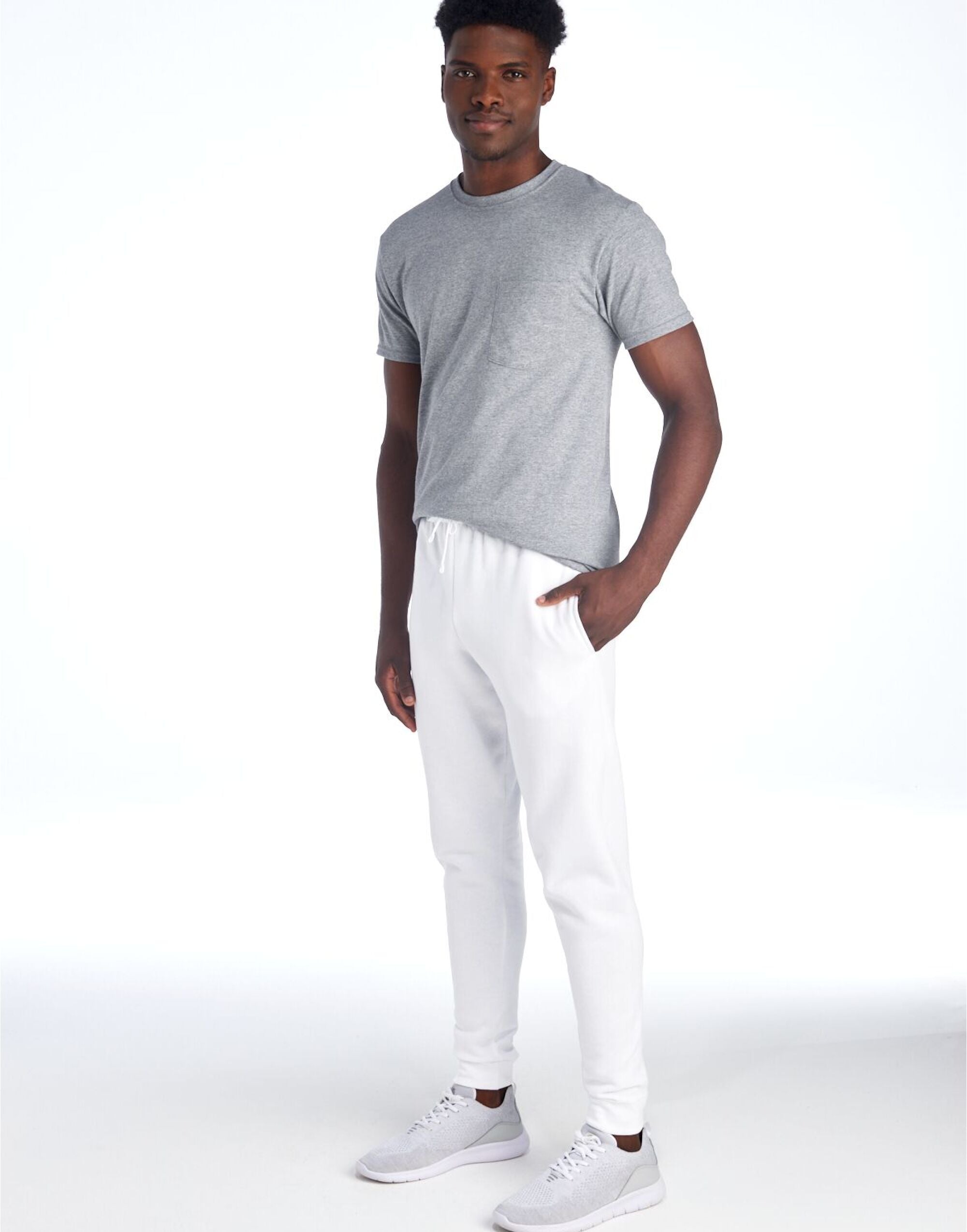 Jerzees NuBlend Pocketed Jog Sweatpant for Men Jerzees (7046223148714362625)