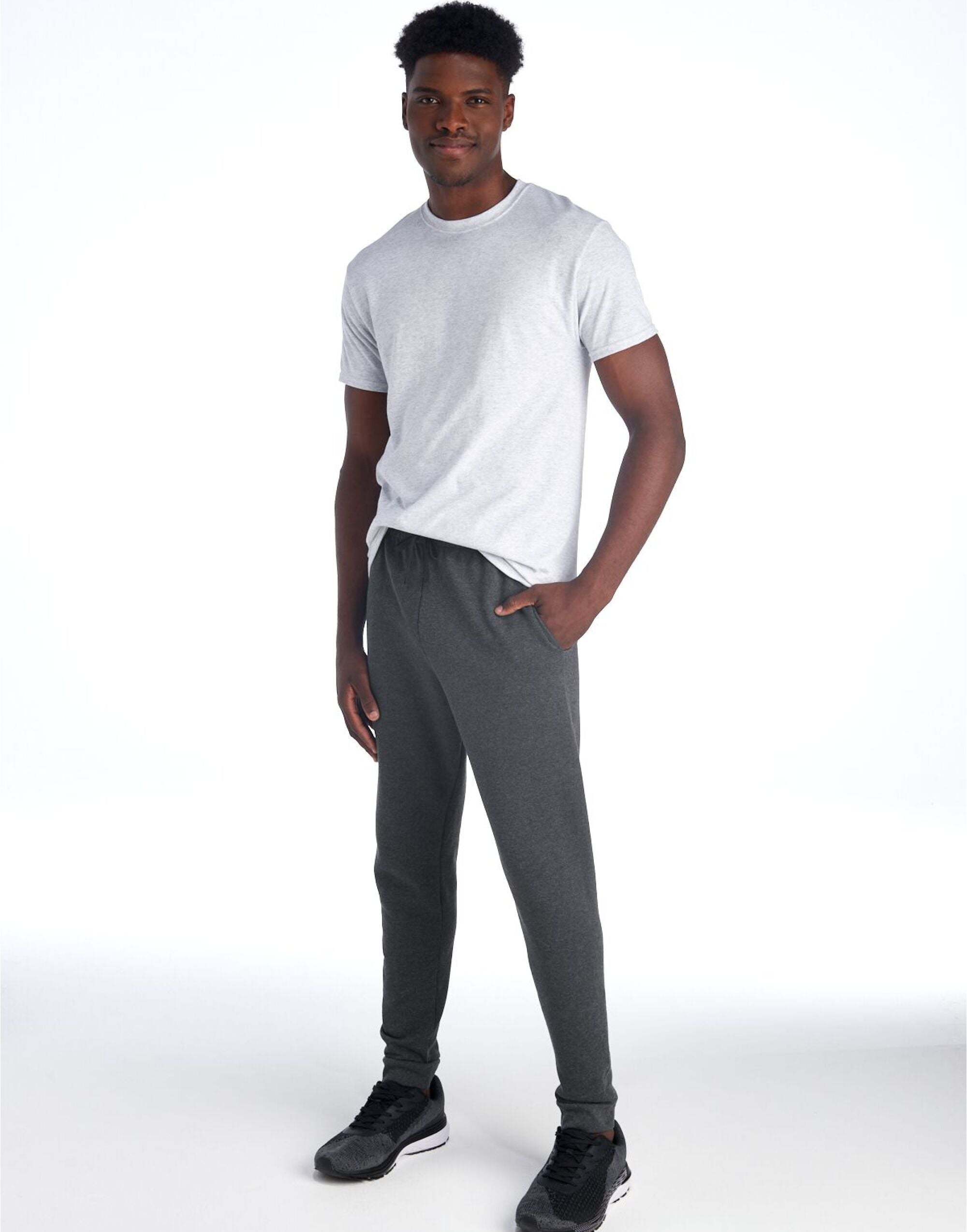 Jerzees NuBlend Pocketed Jog Sweatpant for Men Jerzees (7046223148714362625)