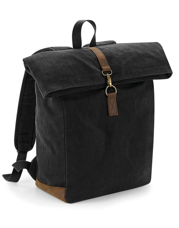 Quadra | Heritage Waxed Canvas Backpack - Prime Apparel