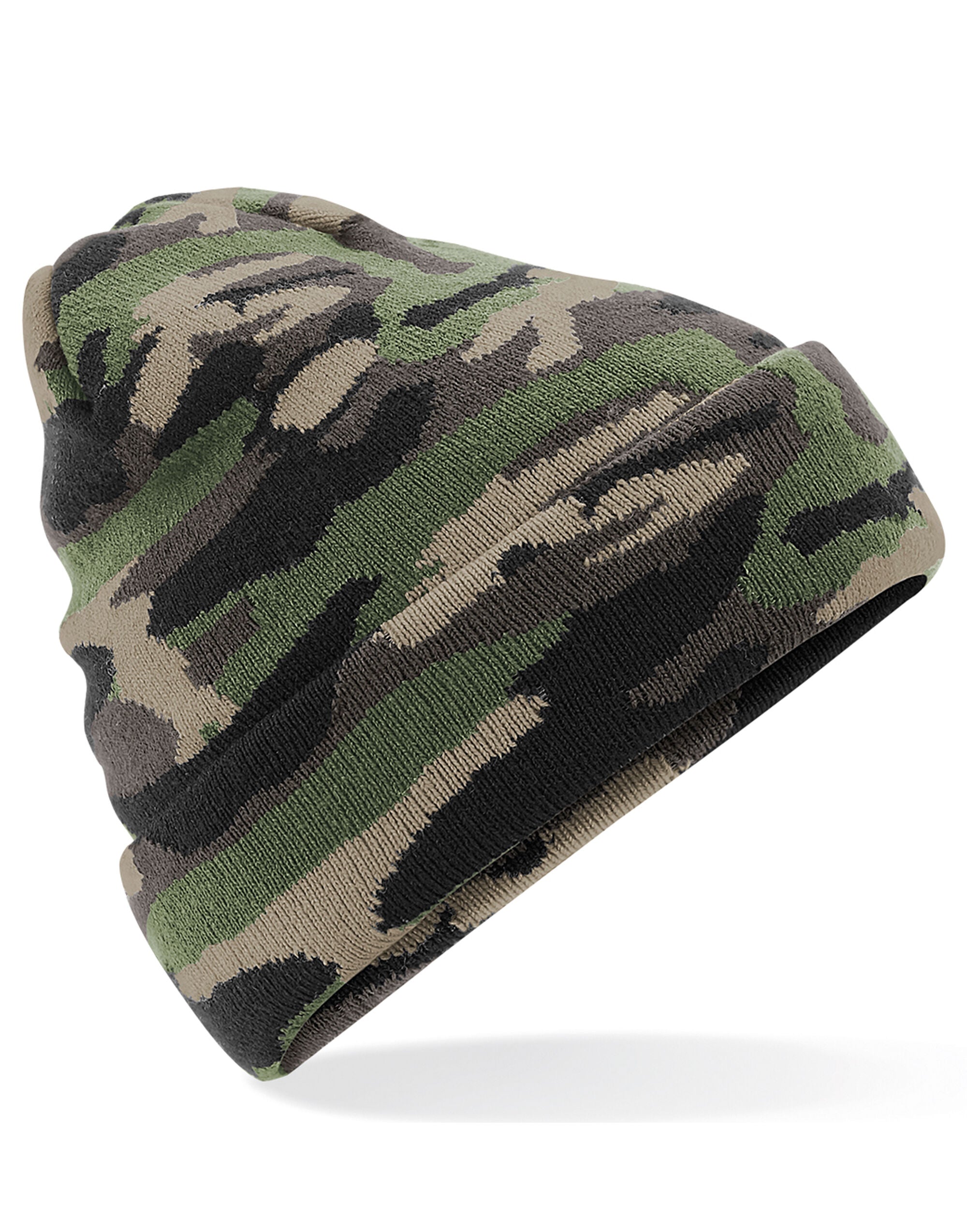 Beechfield Camo Cuffed Beanie | Multicolor - Prime Apparel