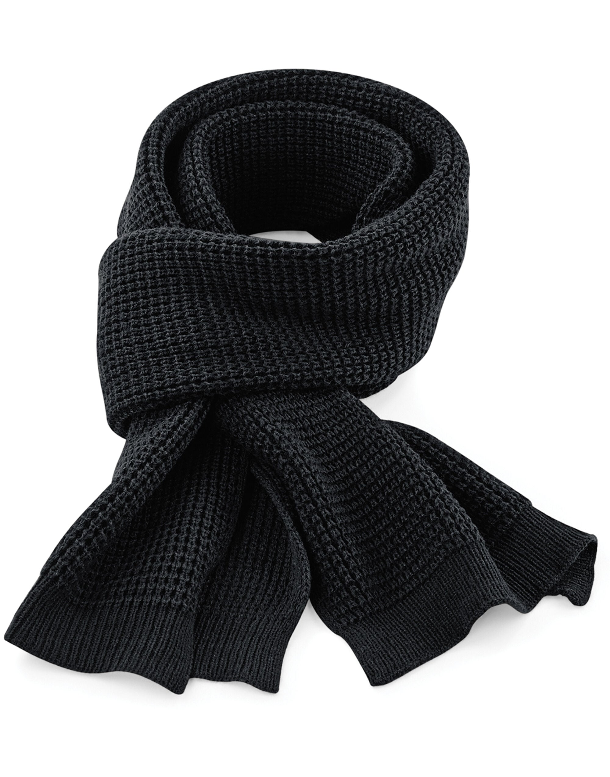 Beechfield Classic Waffle Knit Scarf | Multicolor - Prime Apparel