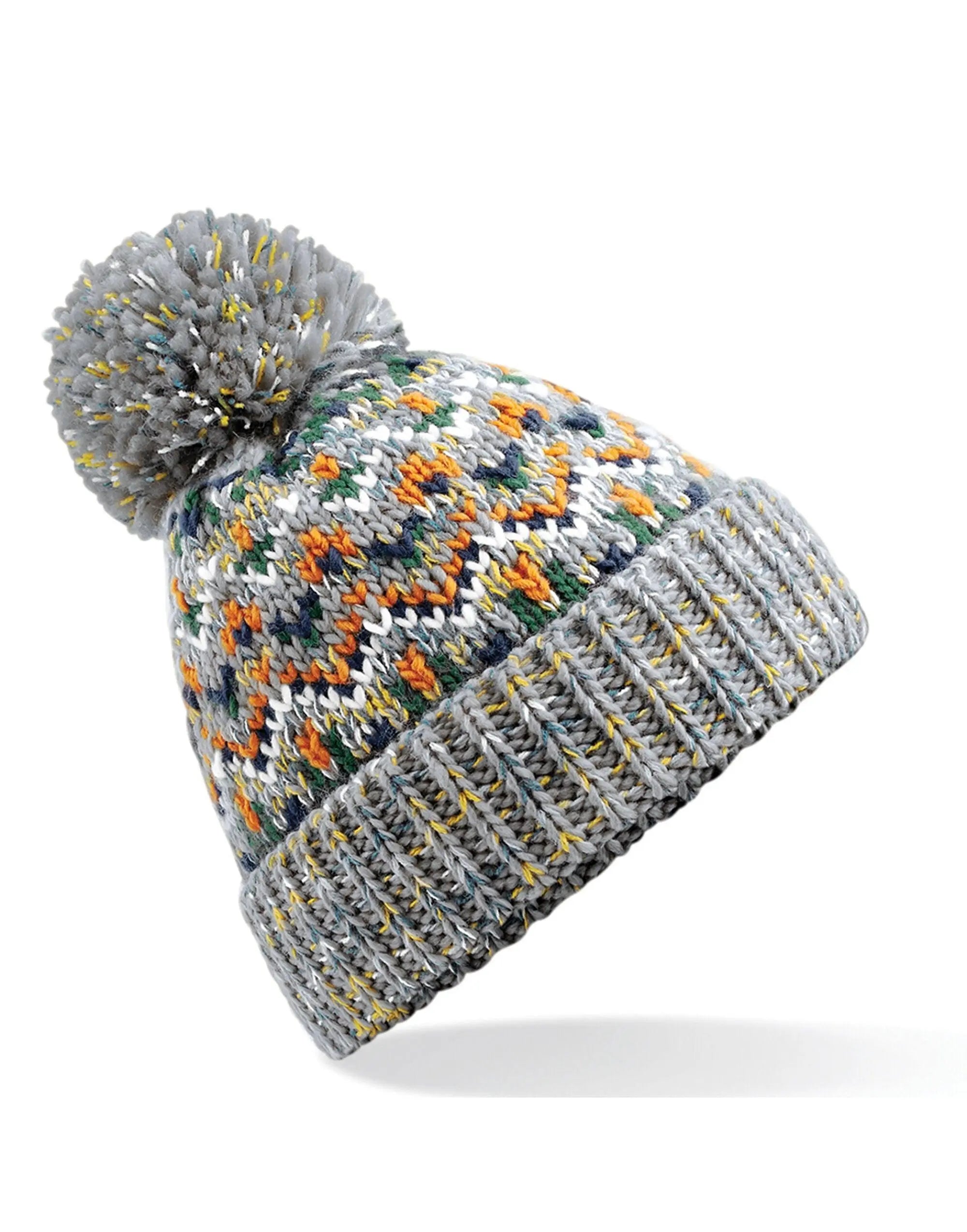 Beechfield Blizzard Bobble Beanie | Multicolor | One Size - Prime Apparel